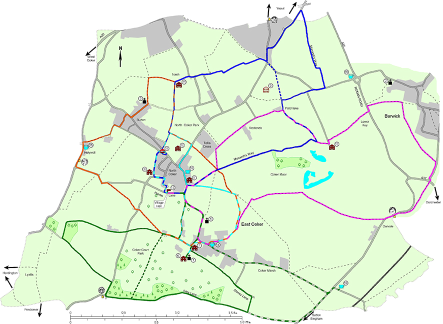 Map of the Parish East Coker Parish Council